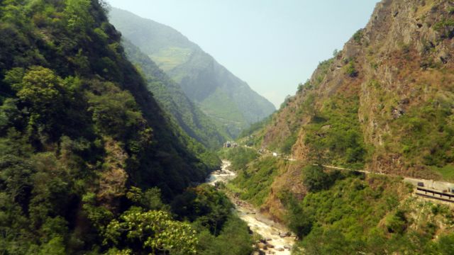 Straße zwischen Tibet und Kathmandu
