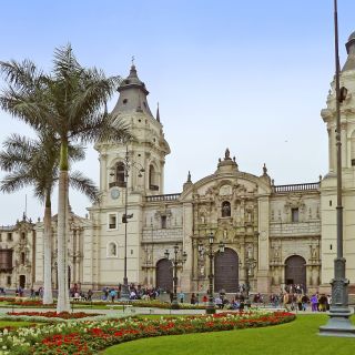 Kathedrale in Lima am Plaza Mayor