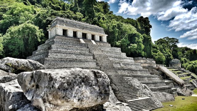 Der &quot;Templo de los Inscipciones&quot; in Palenque