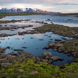 Schönes Licht im isländischen Hochland