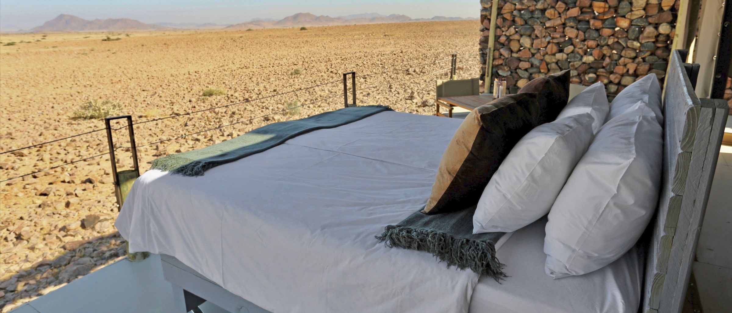 Schlafen unter freiem Himmel - The Elegant Desert Eco Camp, Zimmerbeispiel