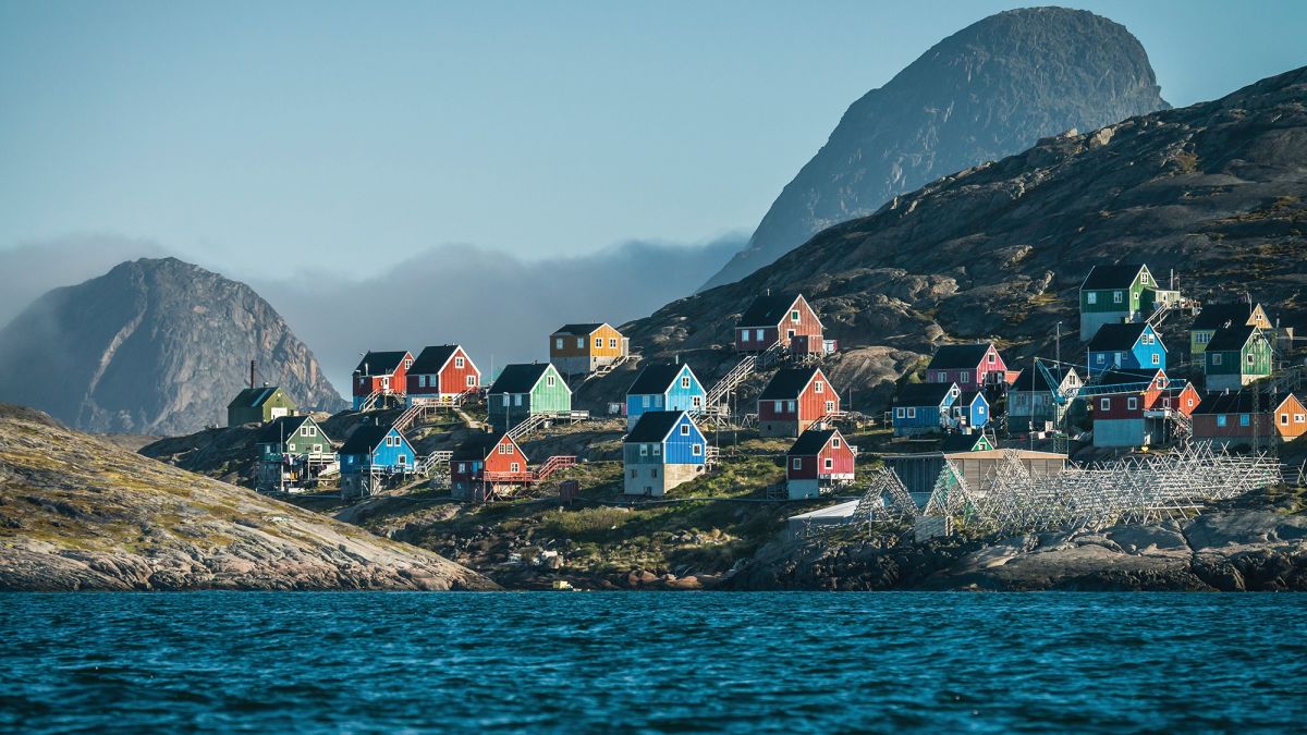 Grönländische Postkartensiedlung