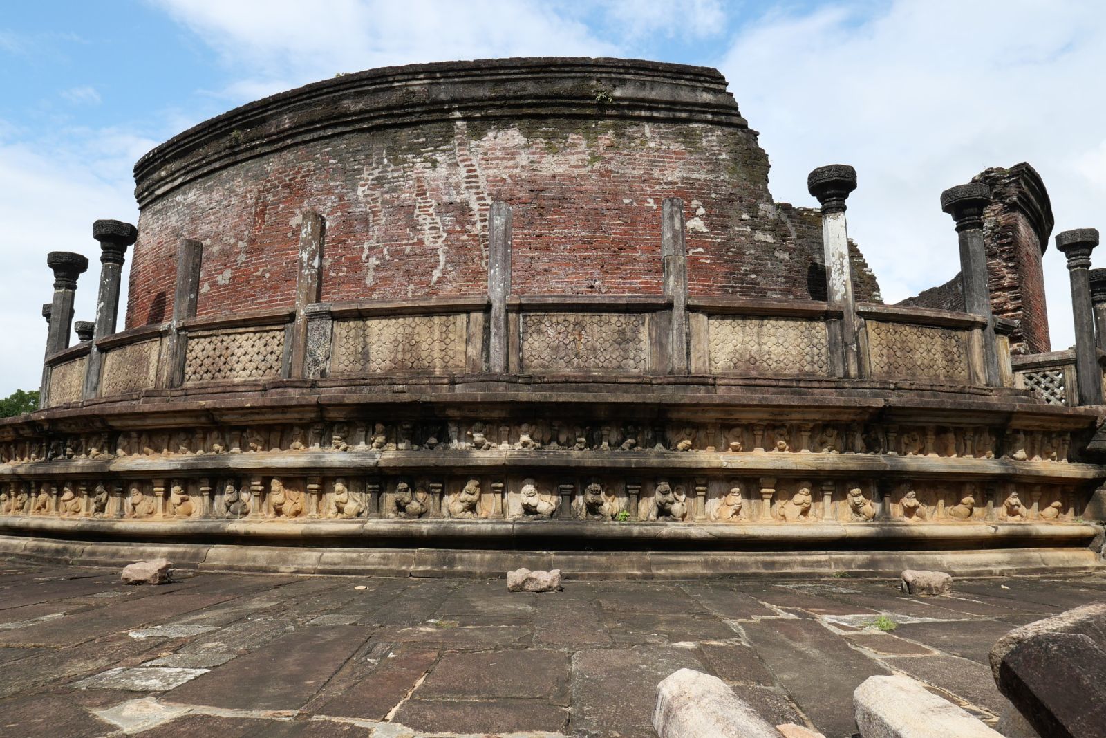 Antike Ruinenstadt in Polonnaruwa