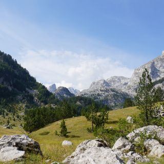 Traumhaftes Hochtal zwichen Vusanje/Montenegro und Theth/Albanien