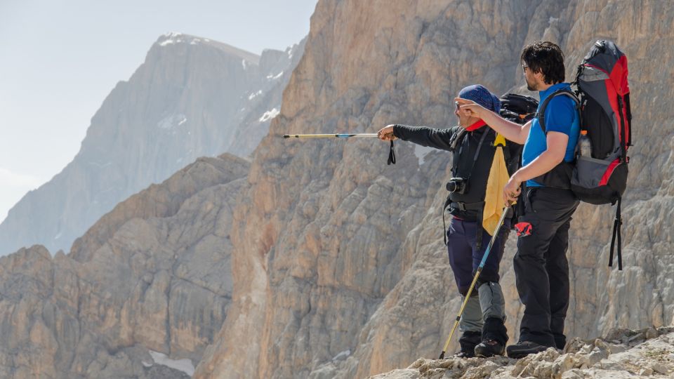Zwei Bergsteiger im zentralen Taurusgebirge, Aladaglar