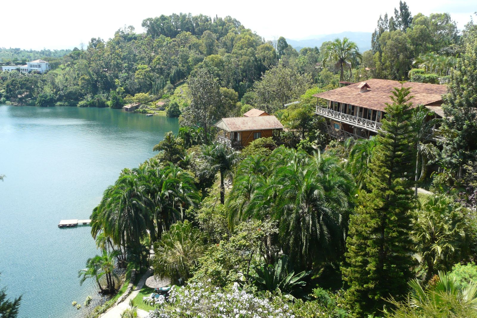 Die Cormoran Lodge am Lake Kivu