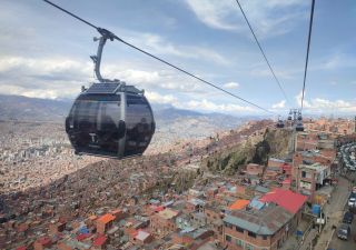 La Paz: Stadtbesichtiung mit Hilfe der höchsten Seilbahn der Welt