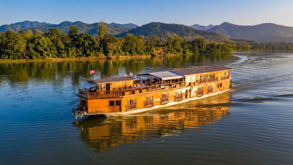 Flusskreuzfahrt auf dem Mekong