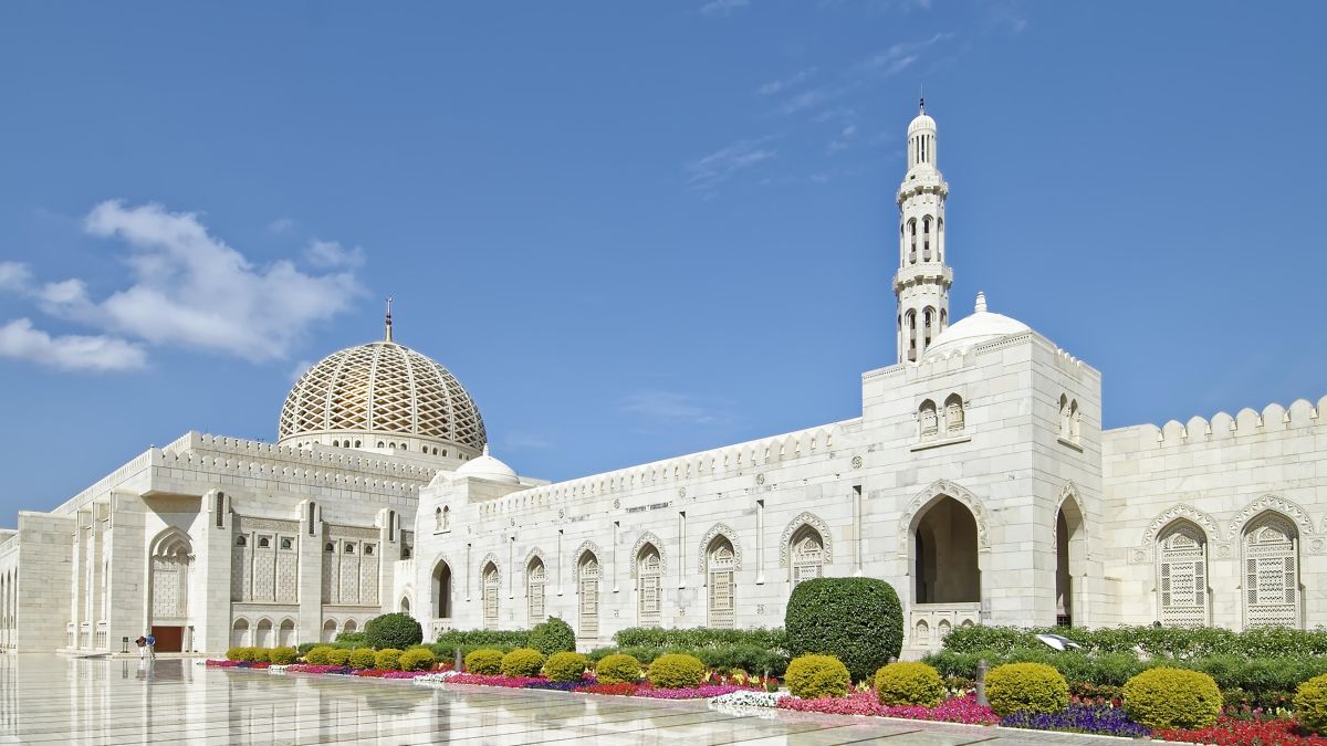 Prunkvolle Sultan Qaboos Moschee in Maskat