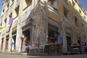 Straßenverkauf in Cartagena an der Karibikküste