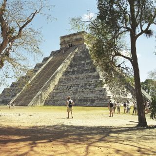 Maya-Ruinen in Chichén Itzá, Yucatan, Mexiko