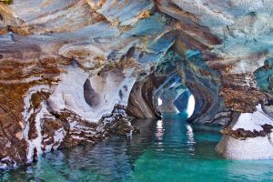 Marmorhöhlen im Lago General Carrera