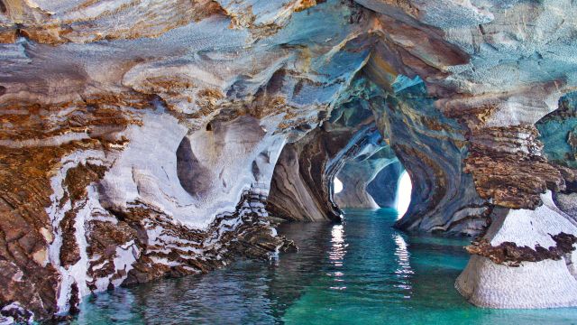 Capilla de Marmol - Marmorhöhlen im Lago General Carrera