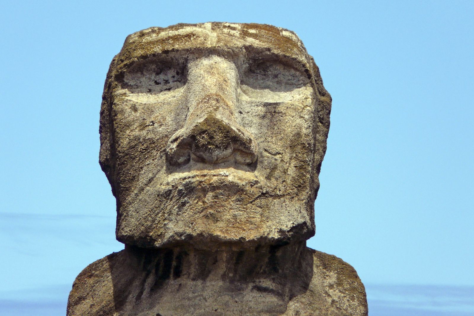 Moai in Nahaufnahme