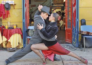 Tango-Vorführung in Buenos Aires