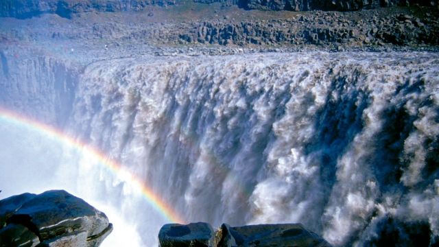 Der Detifoss ist einer der größten Wasserfälle Islands