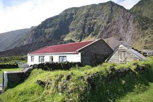 Kleines Gehöft auf Tristan da Cunha