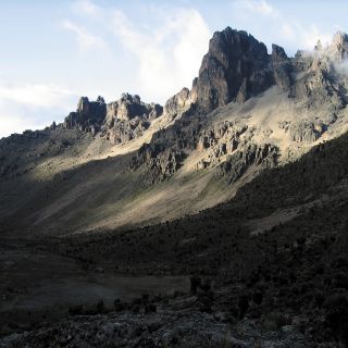 Imposante Berglandschaft am Mount Kenya