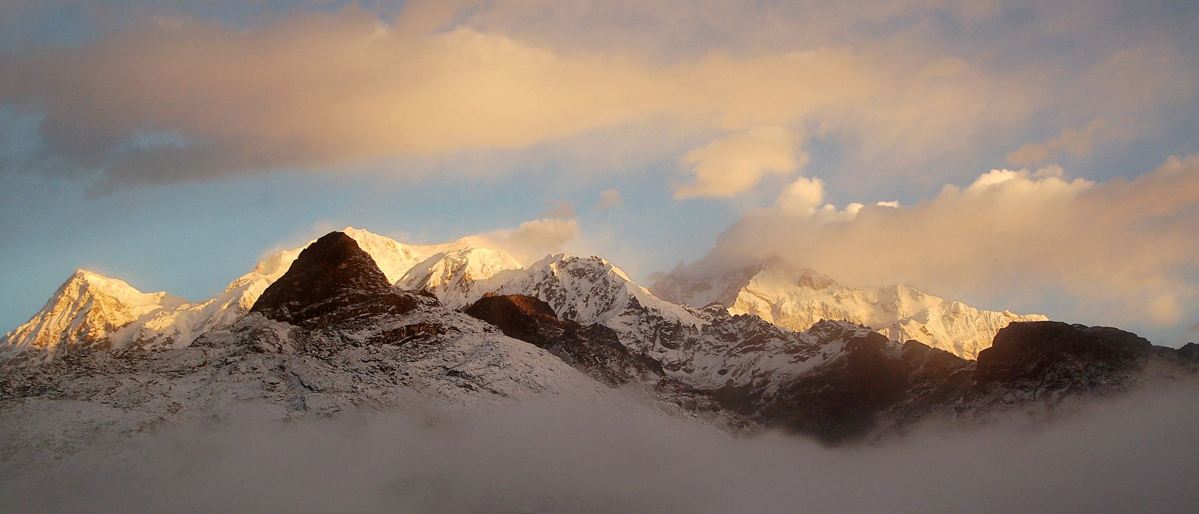 Bergpanorama in Sikkim