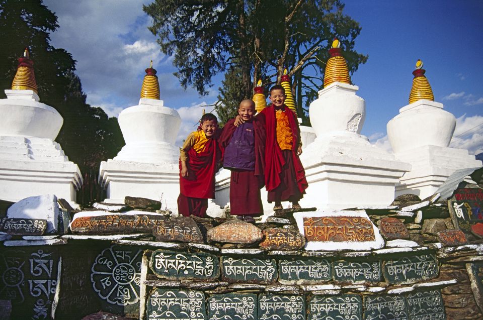 Kleine Mönche in Sikkim