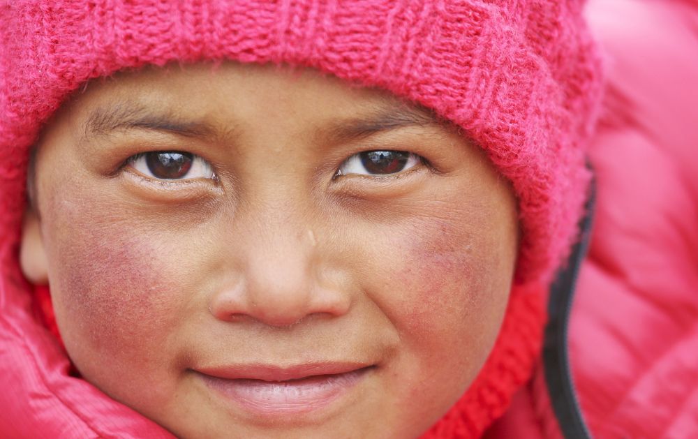 Kinderaugen in Ladakh