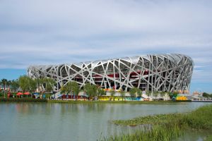 Olympiastadion "Vogelnest" in Peking