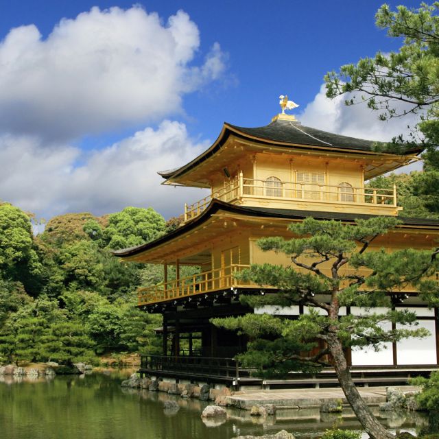 Der Goldene Pavillion in Kyoto