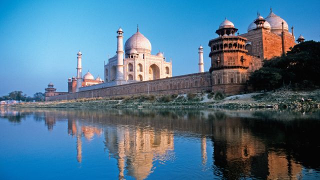 Besuch des Taj Mahal in Agra
