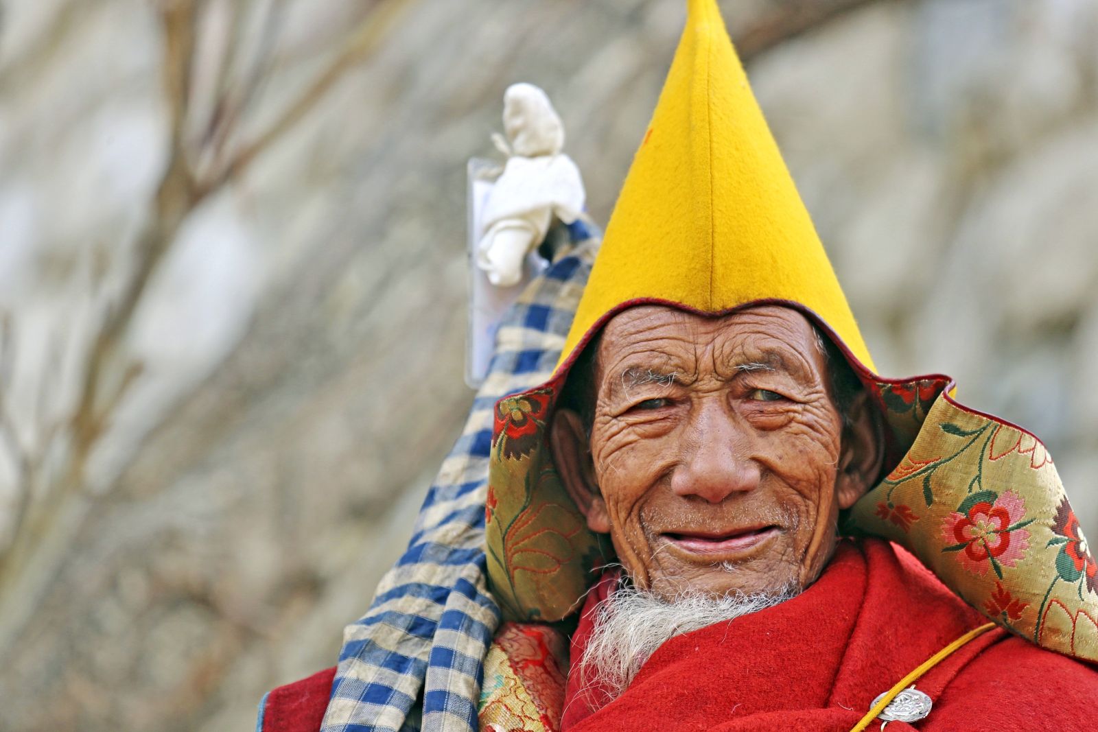 Gelukpa Mönch in Ladakh