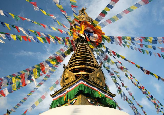Affentempel Swayambhunath in Kathmandu