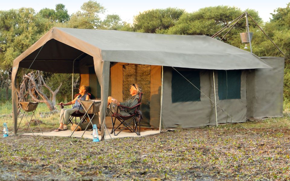 Tented Camp bei einer Safari mit Letaka