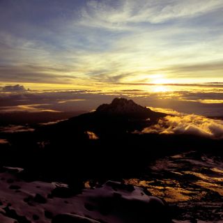 Sonnenuntergang Kilimanjaro