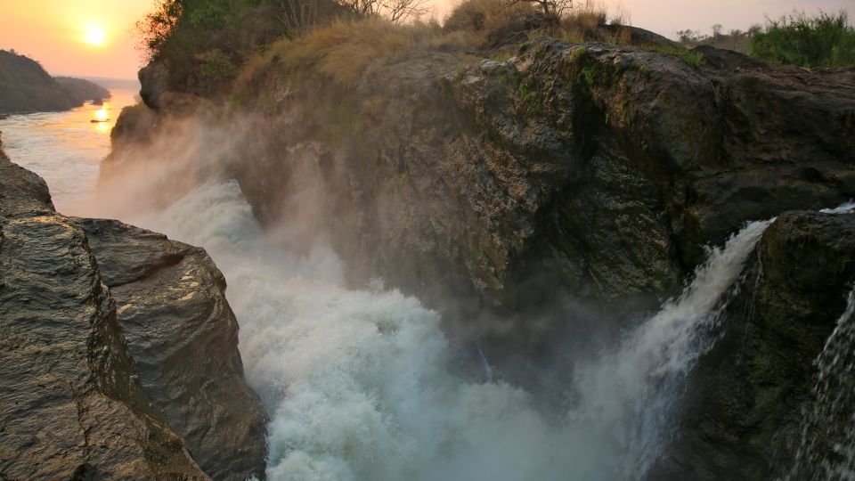 Sonnenuntergang an den Murchison Falls