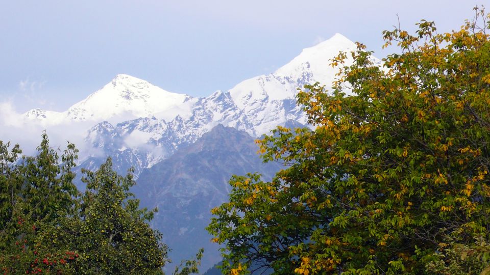 Berg Tetnuldi in Swanetien im Hauptkamm des zentralen Kaukasus
