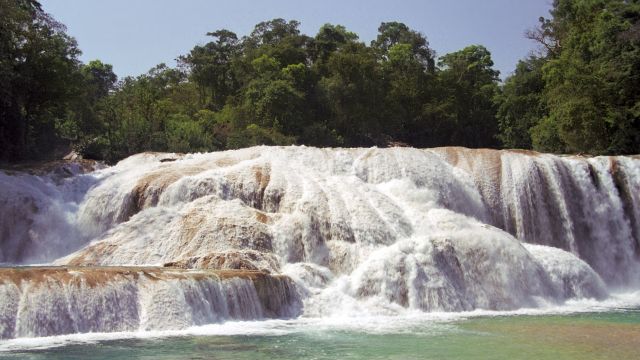 Wasserfall Aqua Azul nahe Palenque