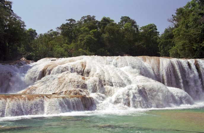 Wasserfall Aqua Azul nahe Palenque © Diamir