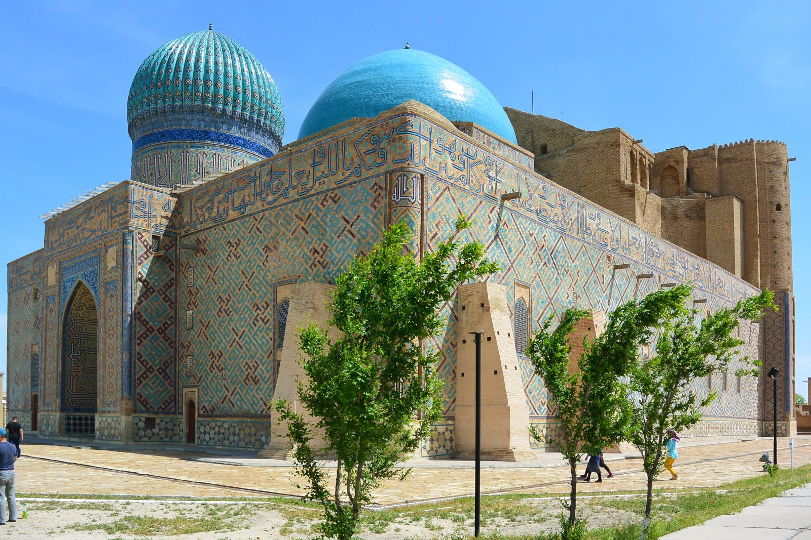 Südkasachstan –  Mausoleum von Hodscha Ahmad Yasawi in Türkestan (3D-Ansicht)