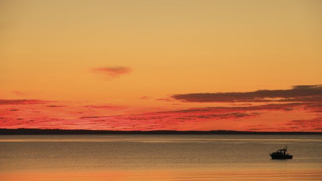 Sonnenuntergang bei Fraser Island