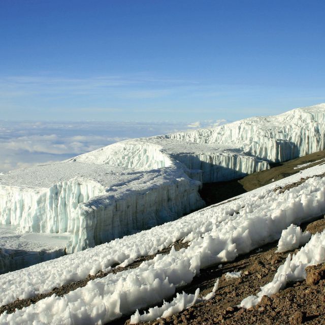 Gletscher am Kilimanjaro
