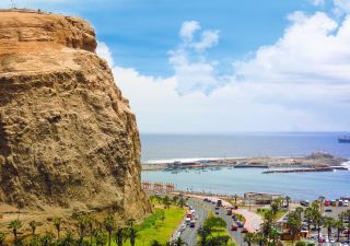 Arica mit seinem berühmten Felsen Morro