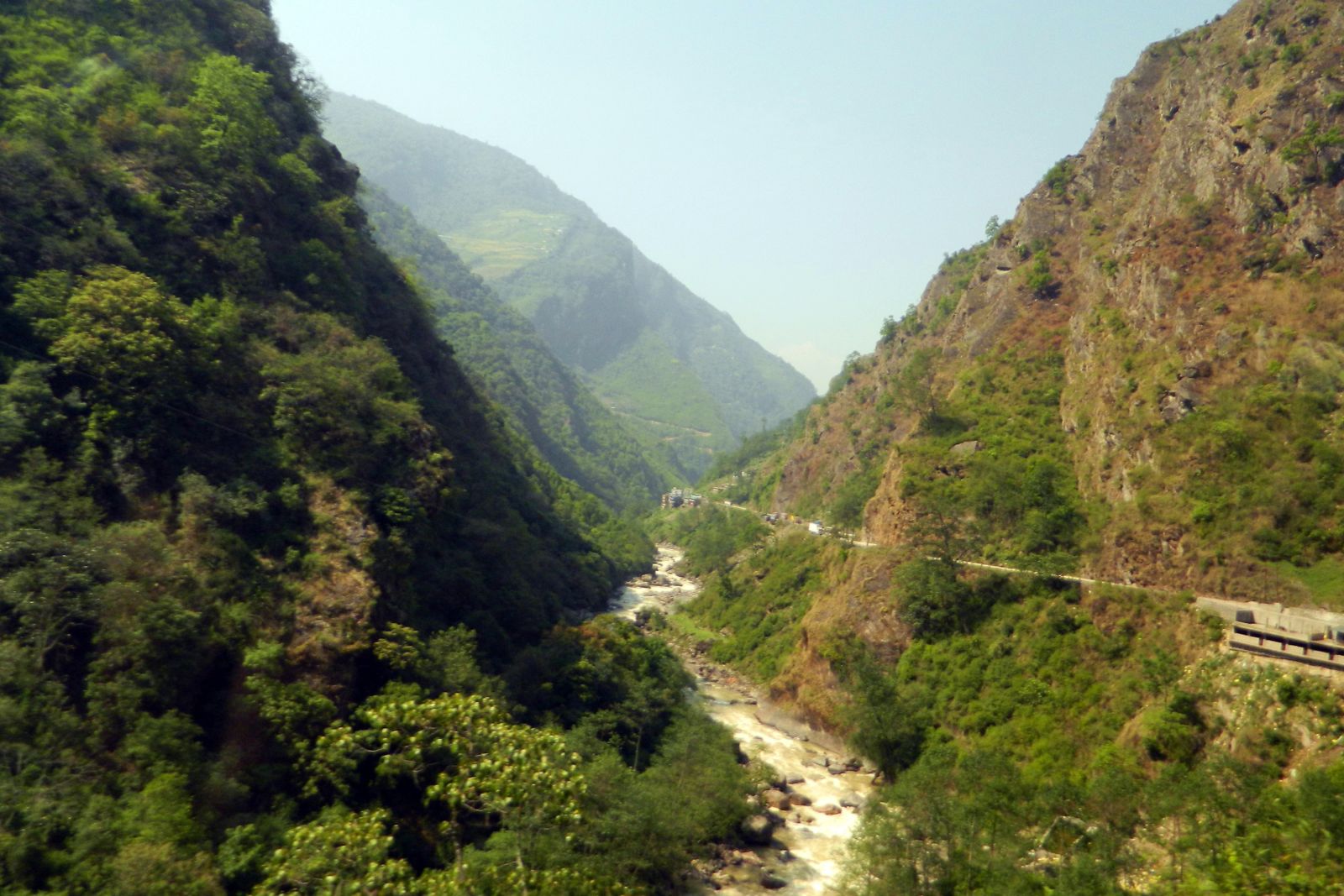Straße zwischen Tibet und Kathmandu