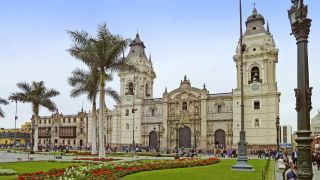 Kathedrale in Lima am Plaza Mayor