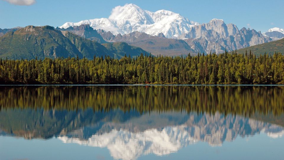 Byers Lake mit Mt. McKinley