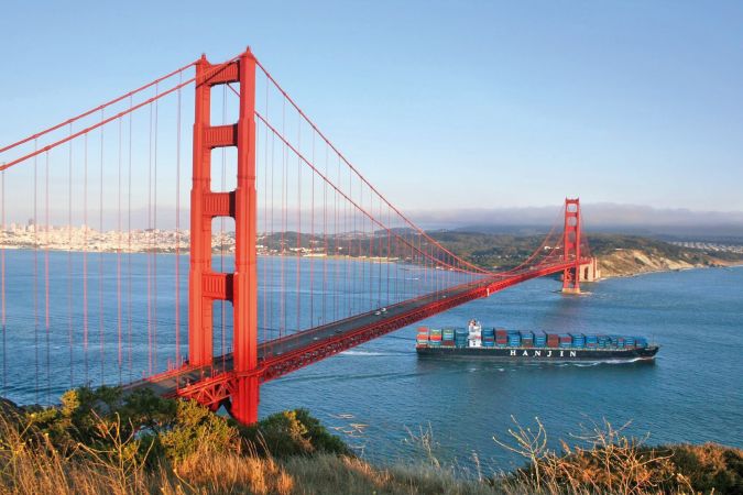 Blick auf die Golden Gate Bridge, San Francisco © Diamir