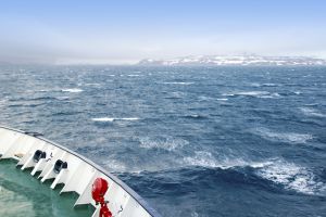 Raue See an der Antarktischen Halbinsel