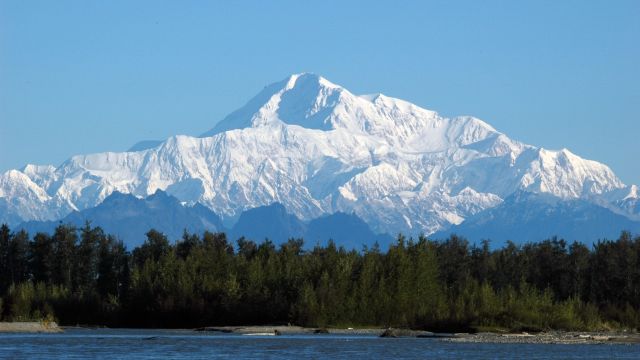 Blick auf den Mt. McKinley