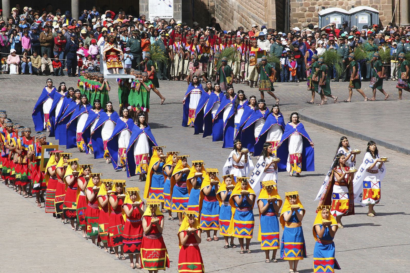 Sonnenfest Inti Raymi auf Cuscos Hauptplatz