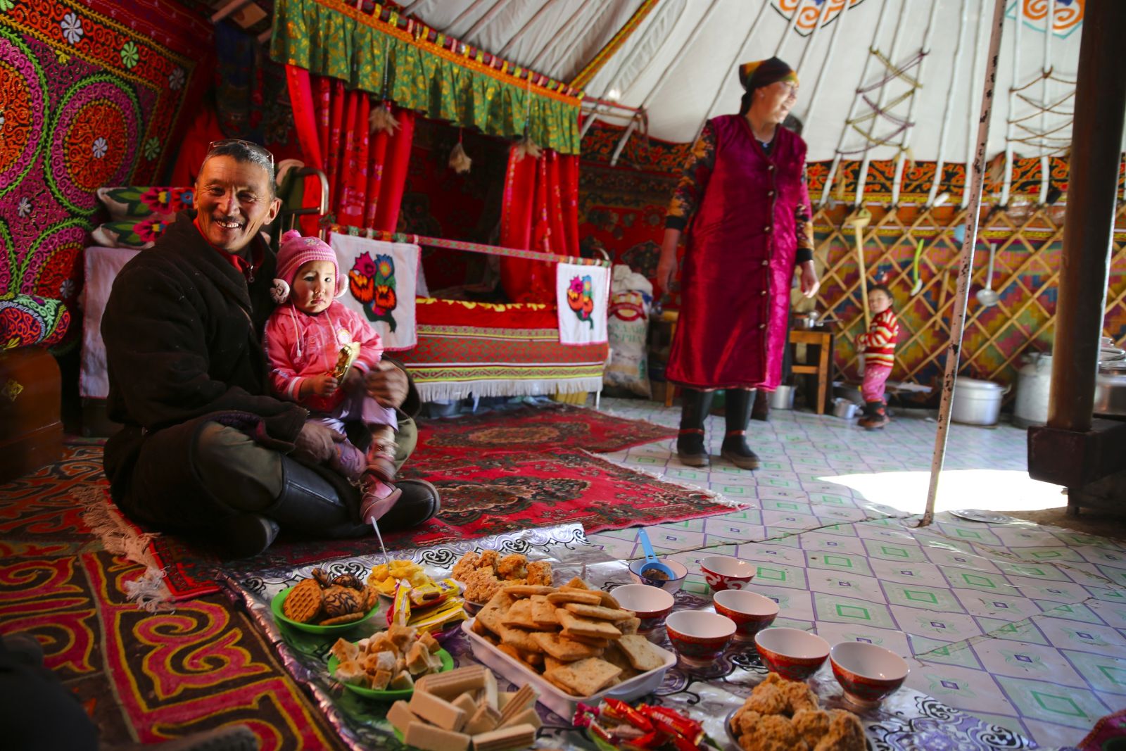 Zu Gast in einer mongolischen Jurte