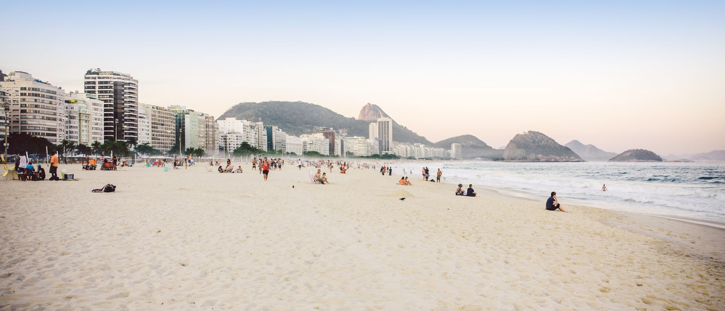 Copacabana-Strand in Rio de Janeiro