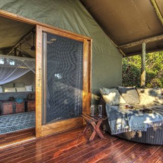 Shinde Camp Zimmer mit Terrasse Beispiel